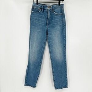 Madewell Classic Straight Jean Medium Wash Denim Size 25